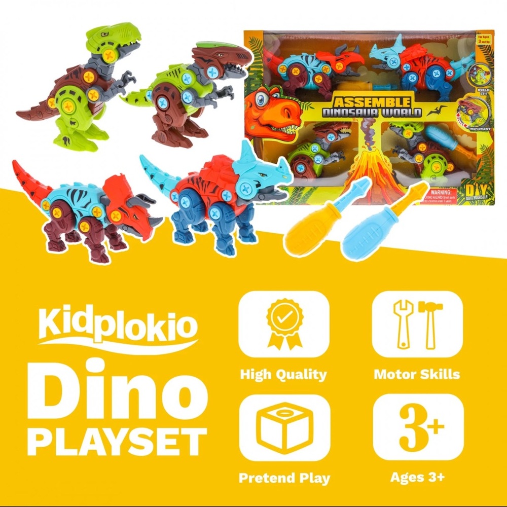 Dinosaur Adventure DIY Building Set - Picture 11 of 11